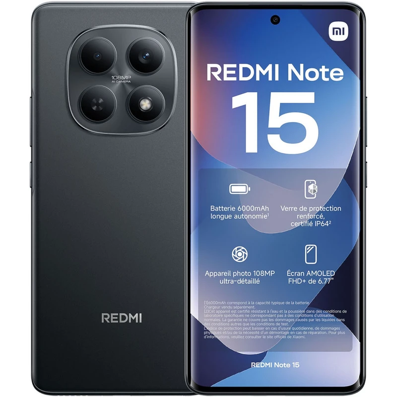 گوشی موبایل شیائومی مدل Redmi Note 15 4G RAM 8 ظرفیت 256 گیگابایت 